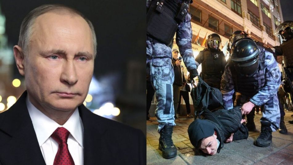 Miles de detenidos en Rusia por la movilización ordenada por Vladimir Putin