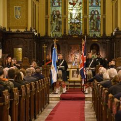 Images from the bilingual commemoration service for the passing of Her Majesty Queen Elizabeth II at the St. John the Baptist Anglican Cathedral in Buenos Aires.