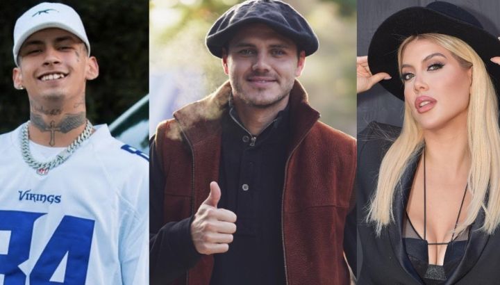 L-Gante y Mauro Icardi elogiaron con corazones la misma foto de Wanda Nara