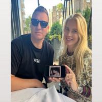 Daniela Christiansson, la mujer de Maxi López, mostró su pancita de embarazada
