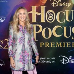 Sarah Jessica Parker asiste al estreno mundial de Hocus Pocus 2 en AMC Lincoln Square en la ciudad de Nueva York. | Foto:Dimitrios Kambouris/Getty Images for Disney/AFP