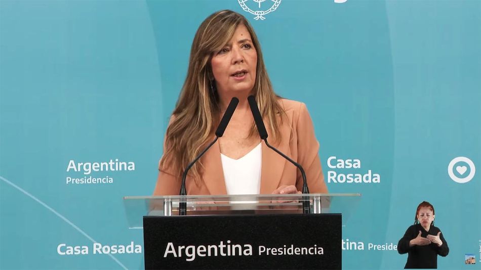 Gabriela Cerruti en Casa de Gobierno 20220929