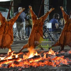 Fiesta del Cabrito a la Llama con travesía of road en Mina Clavero