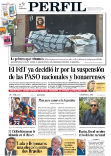 La tapa del Diario PERFIL de este domingo 2 de octubre de 2022