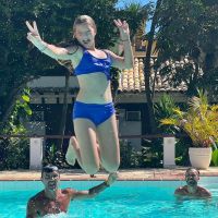 Allegra Cubero debutó como modelo: "Hoy le toca a ella"