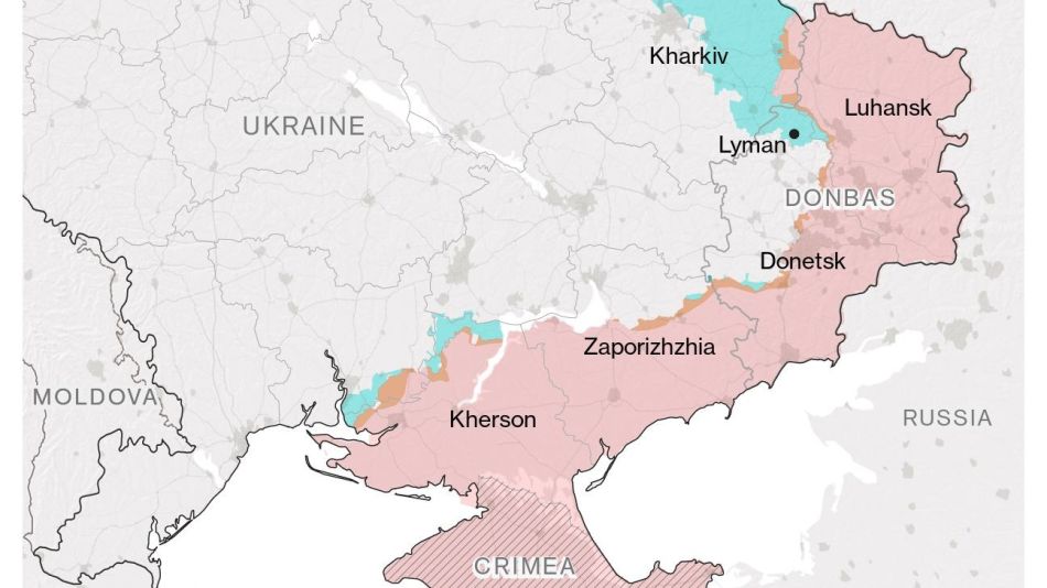 Assessed Control of Terrain in Ukraine |