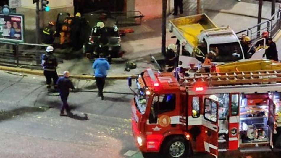 Choque en Callao y Corrientes