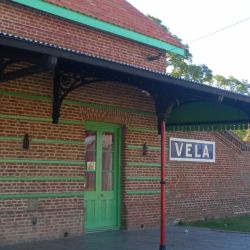 La estación se llamó Vela y el primer tren llegó un 5 de marzo.