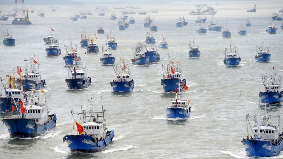 Soberanía marítima en peligro: China construyó la flota pesquera más grande del mundo
