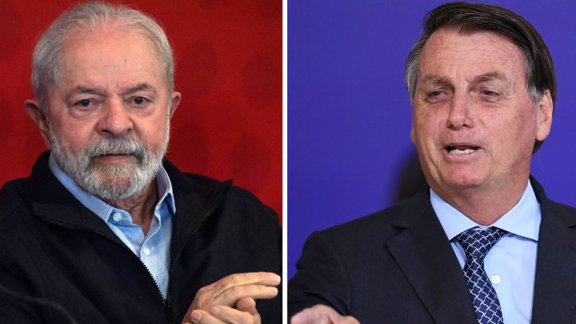 Luiz Inácio Lula da Silva and Jair Bolsonaro.