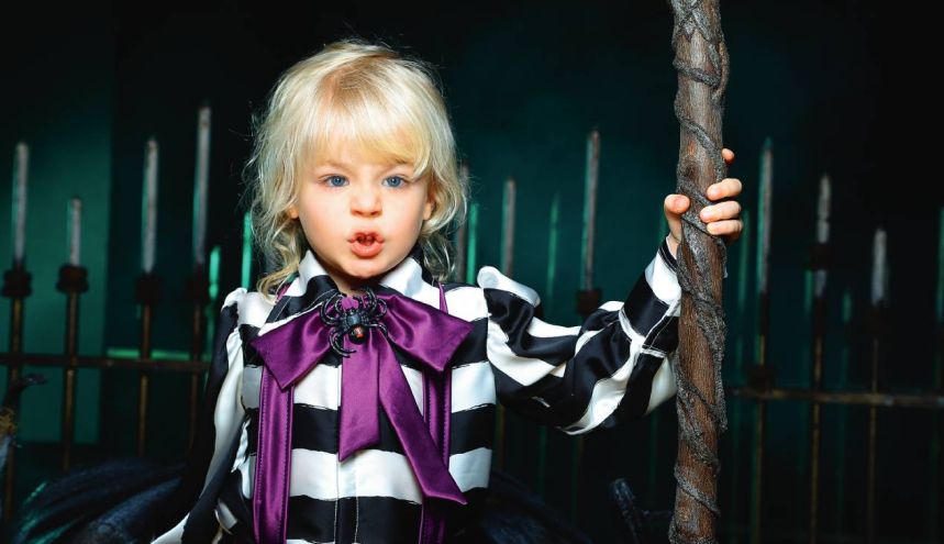 La tierna producción de fotos de Dionisio, el hijo de Flavio Mendoza, para Halloween 