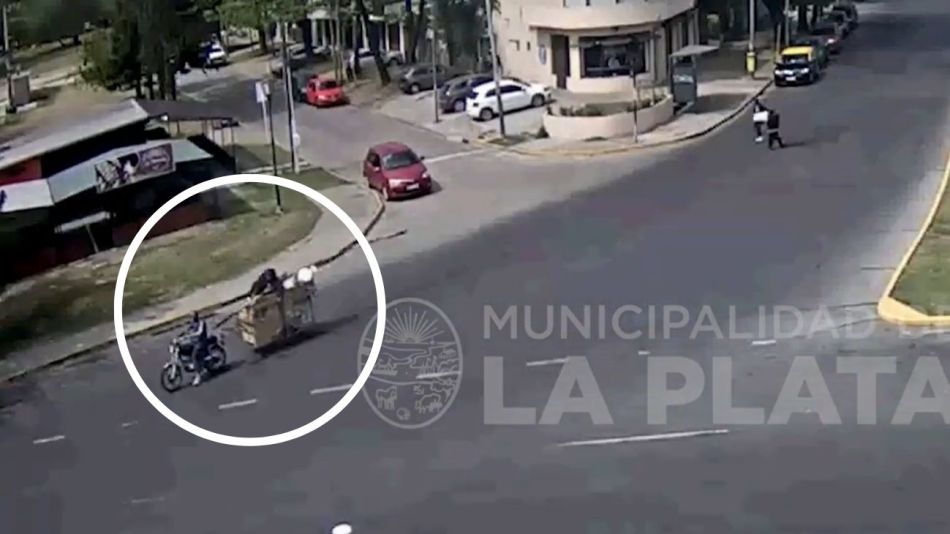 Robo de una barrera en La Plata