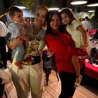 Eliana Guercio mostró por primera vez la carita de su hijo Luca