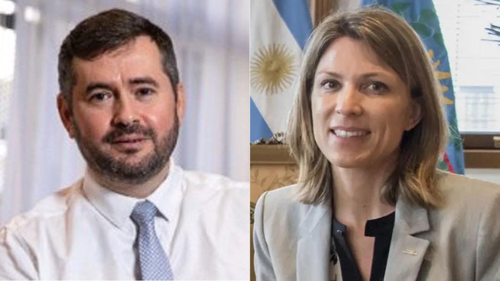 Isela Costanti y Claudio Cunha, country manager de Enel Argentina.