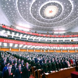 El XX Congreso Nacional del Partido Comunista de China (PCCh) es inaugurado en el Gran Palacio del Pueblo, en Beijing, capital de China. | Foto:Xinhua/Yan Yan