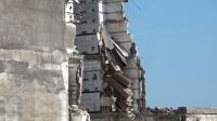 Derrumbe en cementerio italiano