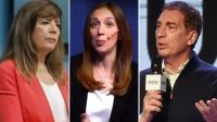 Gabriela Cerruti, Maria Eugenia Vidal y Diego Santilli