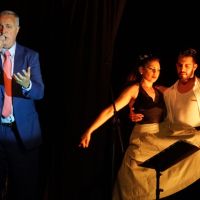 A sala llena, Gabriel Moss se presentó en el Teatro Gargantúa