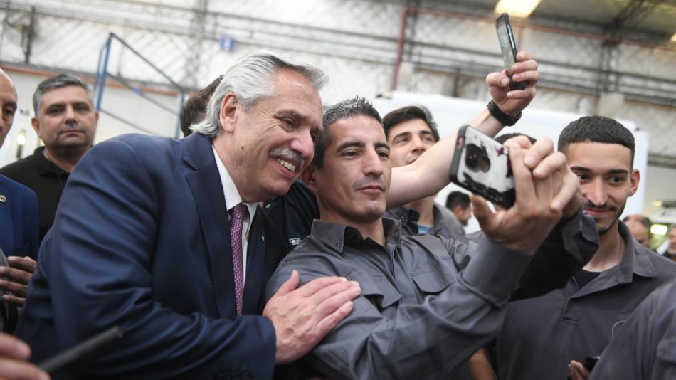 Alberto Fernández encabezó un acto en Moreno.
