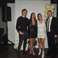 El look sexy y glam de Pampita para el Baby shower de Barby Franco