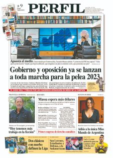 La tapa del Diario PERFIL del domingo 23 de octubre de 2022