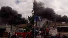 Incendio en La Tablada