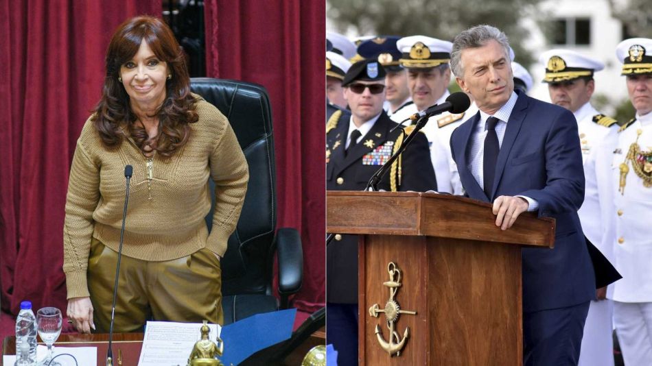 Cristina Kirchner y Mauricio Macri