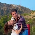 Nicolás Cabré compartió fotos de su viaje a Hollywood junto a Rufina: "Gracias por ser mi compañerita"