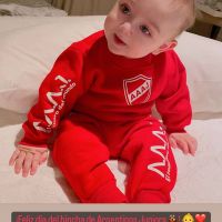 Los tiernos looks futboleros de Francisco, el hijo de Fabiola Yáñez y Alberto Fernández