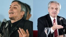 Máximo Kirchner y Alberto Fernández 