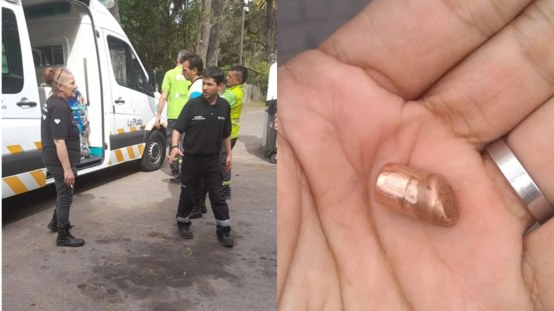 Fue herida en el pecho por una bala perdida en la terminal de micros ...