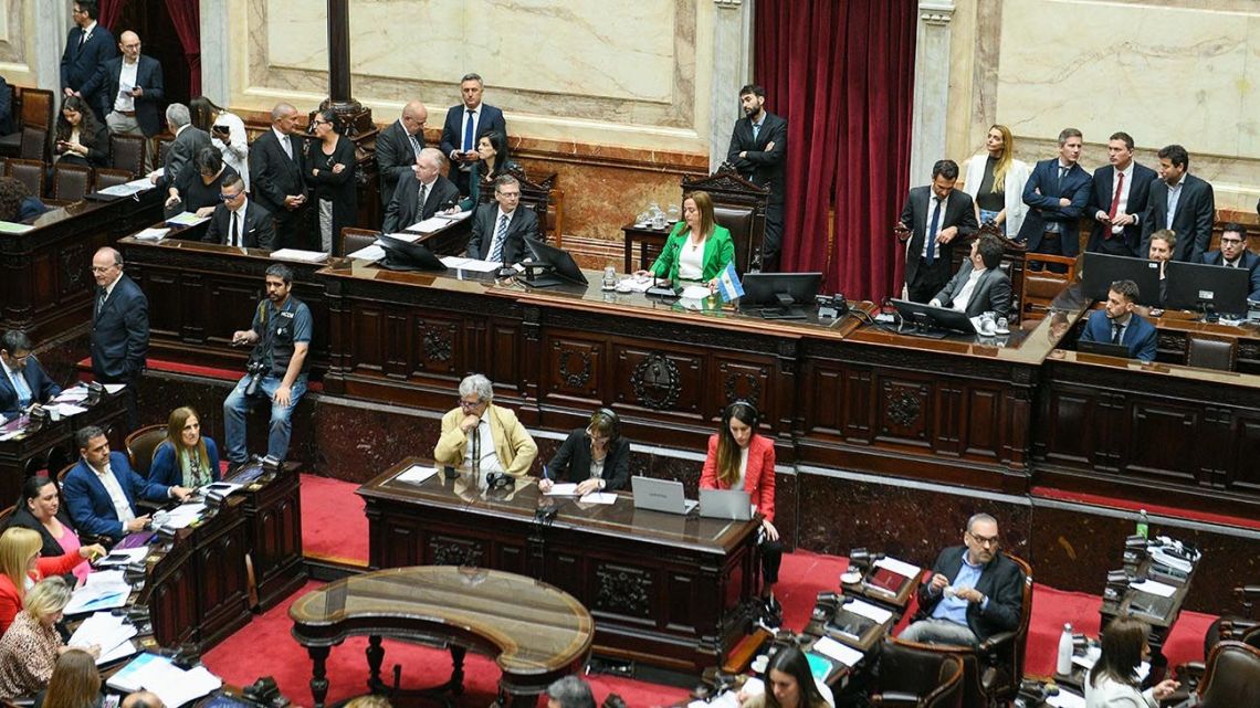 The Chamber of Deputies, Argentina's lower house of Congress, pictured during an October 2022 debate on the draft 2023 Budget bill.