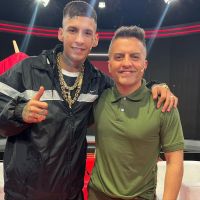 Wanda Nara reaccionó tras la entrevista de L-Gante con Ángel de Brito: "Un beso"