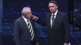 Bolsonaro y Lula en el debate presidencial