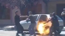 Mendoza: prendió fuego su auto 20221028