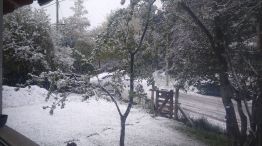 Nieva en Bariloche en octubre