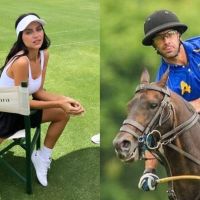 Zaira Nara y el polista Facundo Pieres muy cerca en el mismo evento