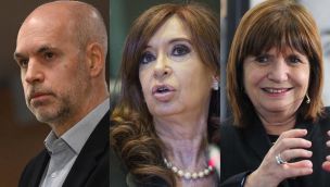 Horacio Rodriguez Larreta, Cristina Fernández y Patricia Bullrich 20221031
