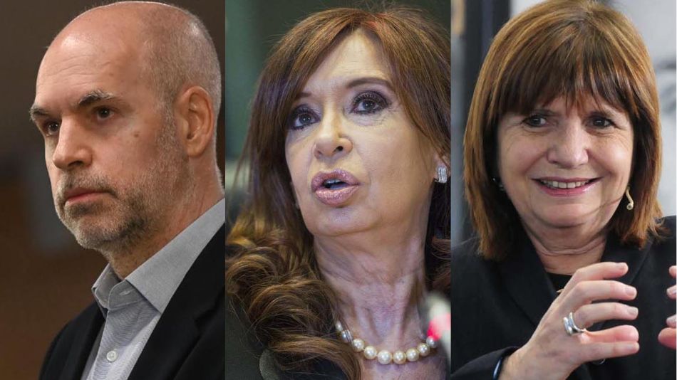 Horacio Rodriguez Larreta, Cristina Fernández y Patricia Bullrich 20221031