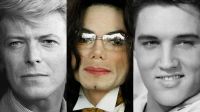 David Bowie, Michael Jackson y Elvis Presley