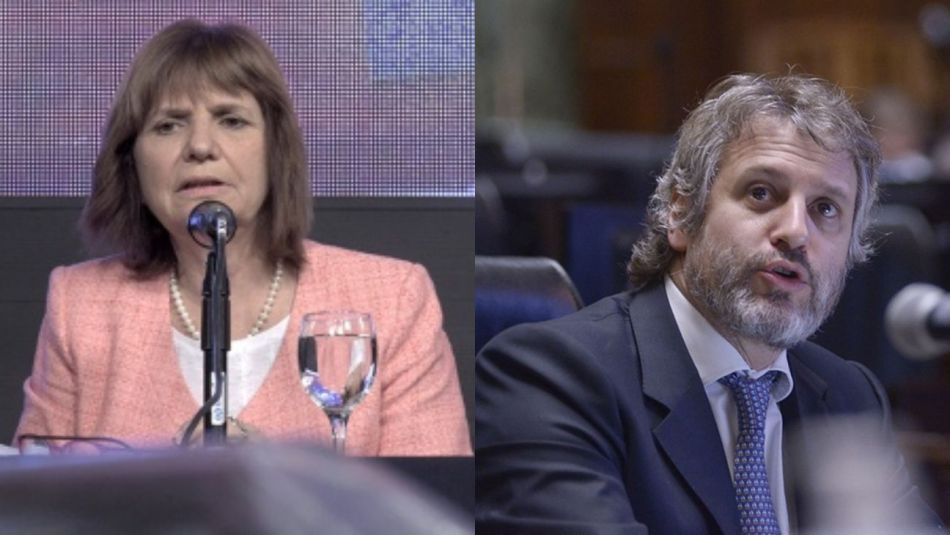 Patricia Bullrich y Felipe Miguel