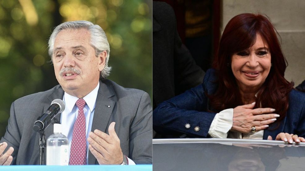 Alberto Fernández y Cristina Kirchner 
