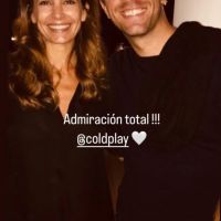 Juliana Awada cumplió su sueño en uno de los shows de Coldplay: "Admiración total"