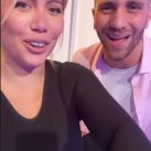 Las primeras imágenes de Wanda Nara en su regreso a la TV italiana