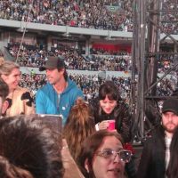 Dakota Johnson sorprendió con su vista al país para ver a Chris Martin