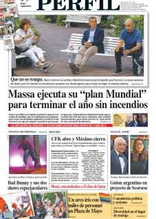 La portada del Diario PERFIL del domingo 6 de noviembre de 2022