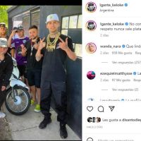 L-Gante compartió un fuerte mensaje y Wanda Nara le respondió