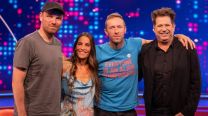 Juana Viale, Bebe Contepomi, Chris Martin y Jonny Buckland