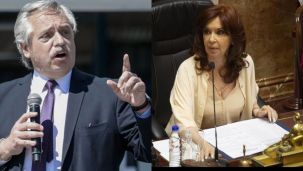 Alberto Fernández y Cristina Kirchner