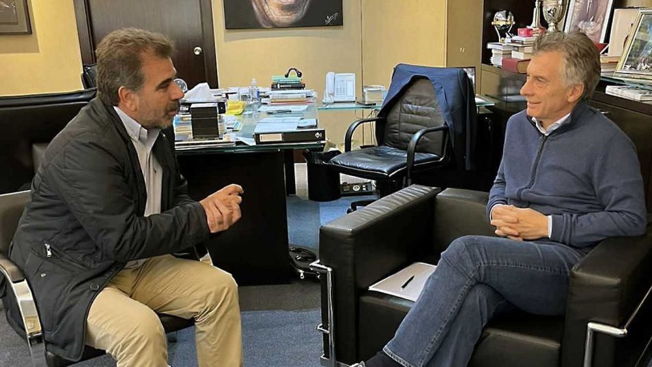 El ex presidente Mauricio Macri se reunió con el diputado Cristian Ritondo